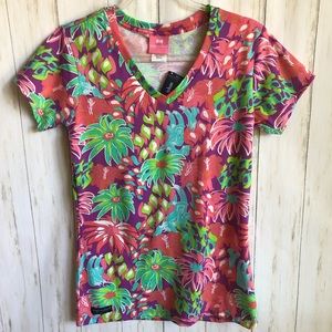 SIMPLY SOUTHERN V Neck Costa Rica Short Sleeve Tee